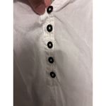 Free People  Small White Small Blouse Cottage Core Boho V Neck Peasant Oversized Photo 6