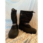 Sorel Snow Boots Unisex Black 1287921011 Size 5 Lace Up Excellent Condition Photo 3