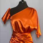 Pretty Little Thing Stunning & Sexy Burnt Orange One Shoulder Midi Dress Size 4 Photo 1