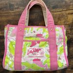 Lilly Pulitzer VINTAGE:  | Originals Frisky Business Pink Alligator tote bag Photo 0