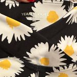 Anthropologie Year of Ours Daisy Veronica Floral Print Black White Leggings XS Photo 9