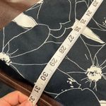 George Womens Black White Floral Trench Coat‎ 4 Classic Preppy Spring Artsy Photo 15