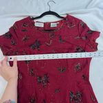 Vintage Dark Red Fully Beaded Short Sleeve Dress Sz M Women’s Gatsby Party Size M Photo 11