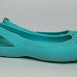 Crocs  Blue turquoise slip on shoes 10 Photo 8