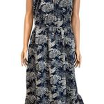 Vineyard Vines large tropical poplin flutter midi dress pockets D1 2761 Photo 0