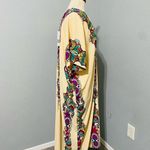 ZARA  Multicolored V-Neck Tunic Short Sleeves Midi Summer Beach Dress Size XL Photo 9