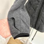 UGG  Quilted Full Zip Hoodie Sweatshirt Jacket Thumbholes Cozy Gray size Small Photo 7
