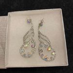Pageant Statement Earrings Silver Photo 1
