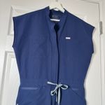 FIGS  Blue Jogger Scrub Jumpsuit size Medium Photo 5
