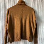Club Monaco caramel cashmere mockneck sweater women's XS cozy comfy winter Photo 4