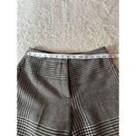 Topshop  Black/White Plaid Pants‎ With Bottom Tassle Size S Photo 4