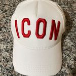 DSquared White Baseball Cap Hat Photo 0