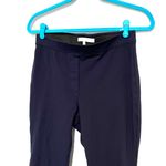 Nordstrom Collection Navy Blue Stretchy Straight leg Pants Photo 3