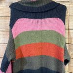 Nordstrom Solutions striped knit sweater multicolor dress women Size Large Photo 9