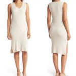 Magaschoni  Cream Color Sleeveless V-Neck Sweater Dress Size Small Photo 1
