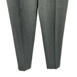 Piazza Sempione Piazza Sempione Charcoal Gray High Waist Wool Trouser Pants Size 48 US 12 Photo 2