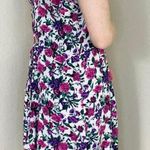 D.B.Y. Ltd. Vintage Purple & Pink Floral Short Sleeve Mini Dress Photo 2