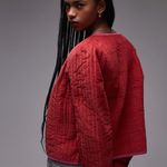 Free People  Natalia Quilted Velvet Jacket Photo 2