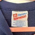 Vintage Las Vegas Sweatshirt Embroidered Sweatshirt Pullover Blue Size M Photo 3