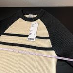 BDG ✨  Sloan Sweater Tee Gray Cream Medium NWT Photo 8