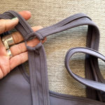 Laundry by Shelli Segal Removable-Strap Sports dark grey size small brand NWT Photo 5