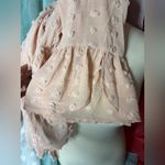 Kori  Cream Textured Tie-Front Top Photo 2