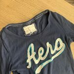 Aeropostale Y2K Blue Long Sleeve Medium Photo 2