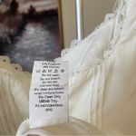 House Of CB HOUSE‎ OF CB M D-DD  'Tilly' White Pin Tuck Mini Dress NWOT size M Photo 8