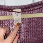 Free People waffle top - purple Photo 2