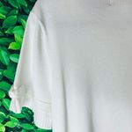 Karl Lagerfeld  Paris white classy short sleeve top size M Photo 5