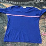 Dress Barn Blue V-Neck Pullover Sweater Large Soft Lightweight Knit Women’s Top Photo 11