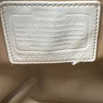 Coach Signature Tote Handbag Purse Blue White Striped Beach Bag Photo 14