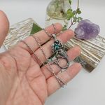 Silver Mermaid Pendant Necklace Silver Photo 3