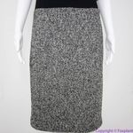 Talbots black gray half sleeve back V neck dress, 6 Photo 4