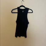 Free People  movement blissed out ribbed racerback tank Black Size Large Photo 5