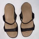 Crocs Cleo Brown Sandals Lightweight Comfort Strappy Slip On Gorpcore Size 7 Photo 1
