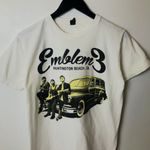 2014 Emblem3 Graphic Tee White Medium M Huntington Beach CA Concert Rap Rock Photo 11