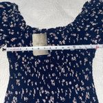 Lila Rose Lily Rose Navy Blue Floral Smocked Dress Size M NWT Photo 7