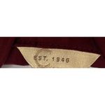 Cato  Drawstring Utility Cargo Military Inspired Vest Burgundy Maroon Red Button Photo 5