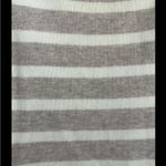 GAP gray, and‎ light teal striped 3/4 length armed sweater size women’s XXL Gray Photo 4