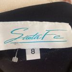 Vintage Santa Fe Little Black Dress Sleeveless Size 8 Photo 5