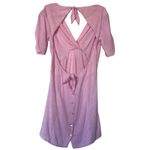 Free People NWT  linen mini dress Photo 4