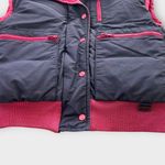 Vintage Mountain Goat by White Stag Down Ski Vest Pink & Navy Women’s Medium Photo 5