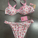 frankie's bikinis Strawberry Milk Mob Swim Top & Bottom Photo 0
