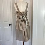 Champagne Rickie Freeman for Teri Jon cocktail dress Tan Size 6 Photo 10
