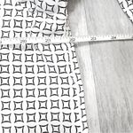 Alfani  Women's White Geometric Print Long Sleeve Button-Down Shirt L Photo 3