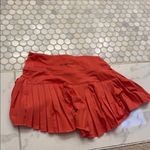 Women’s Coral Pleated Goldhinge Skirt Red Size XS Photo 1