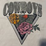 Women's Dallas Cowboys Crop Top XL White Photo 3