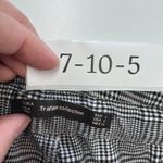 Zara Pants Womens‎ Small Black White Houndstooth High Rise Tapered Tie Waist Photo 2