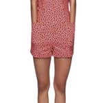 Anthropologie by Scallop Halter Short Romper High Neck in Pink Floral Sz 8 US Photo 14